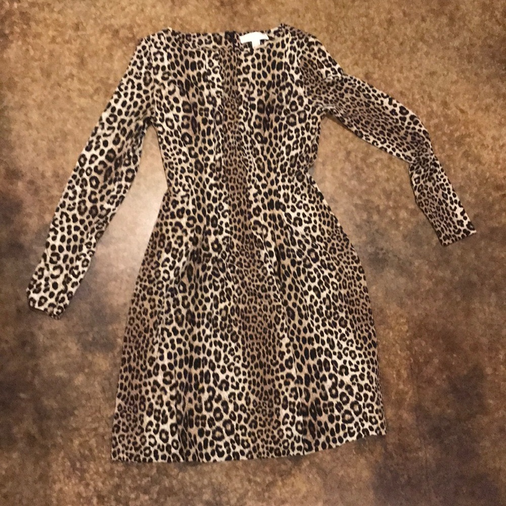 Michael Kora leopard dress